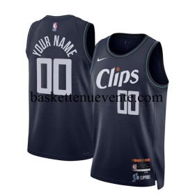 Maillot Basket Los Angeles Clippers Personnalisé Nike 2023-2024 City Edition Navy Swingman - Homme